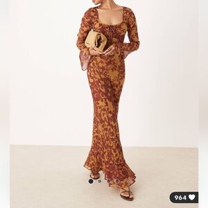 ASOS floral maxi dress